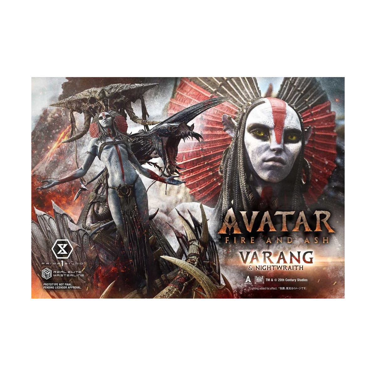 Prime 1 Studio - Avatar: Fire & Ash - Varang & Nightwraith Versione Bonus - Real Elite Masterline Series 1/4