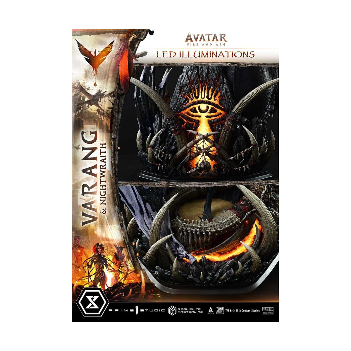 Prime 1 Studio - Avatar: Fire & Ash - Varang & Nightwraith Versione Bonus - Real Elite Masterline Series 1/4