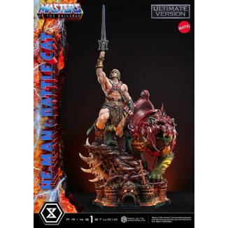 Prime 1 Studio - Masters of the Universe - He-Man & Battle Cat Ultimate Version - Real Elite Masterline Series 1/4