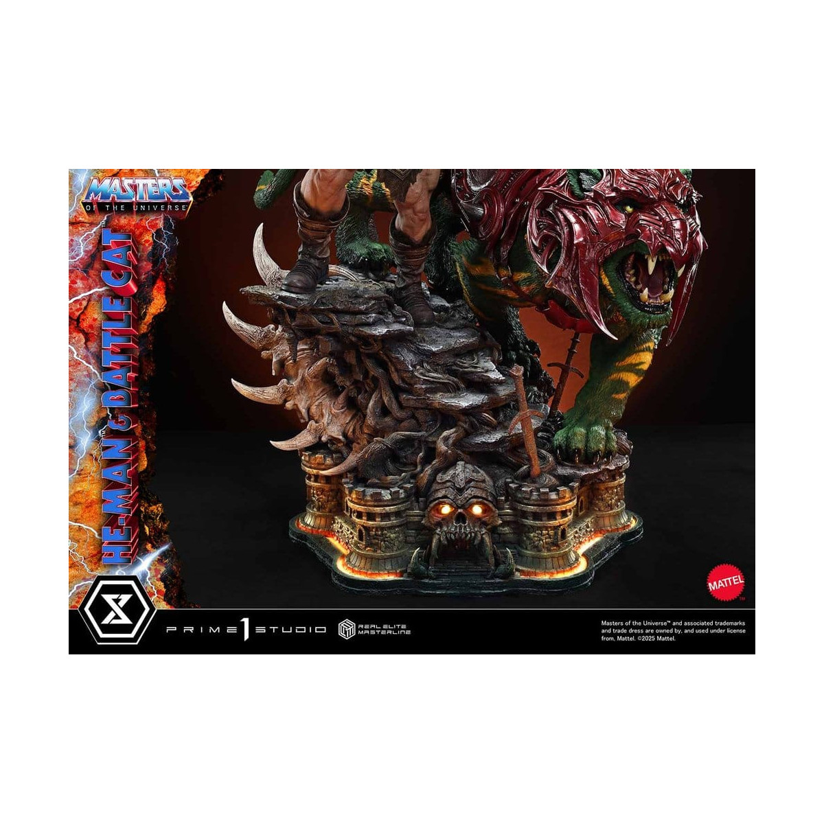 Prime 1 Studio - Masters of the Universe - He-Man & Battle Cat Ultimate Version - Real Elite Masterline Series 1/4