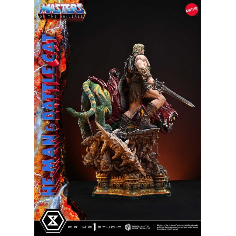 Prime 1 Studio - Masters of the Universe - He-Man & Battle Cat - Real Elite Masterline Series 1/4