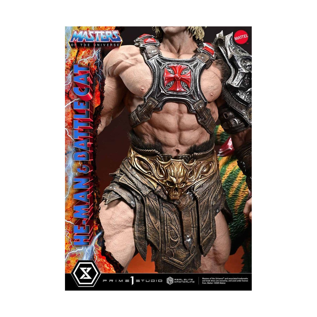 Prime 1 Studio - Masters of the Universe - He-Man & Battle Cat - Real Elite Masterline Series 1/4
