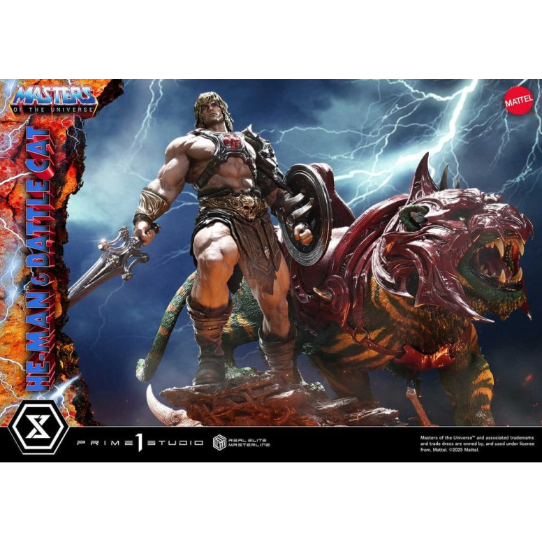 Prime 1 Studio - Masters of the Universe - He-Man & Battle Cat - Real Elite Masterline Series 1/4