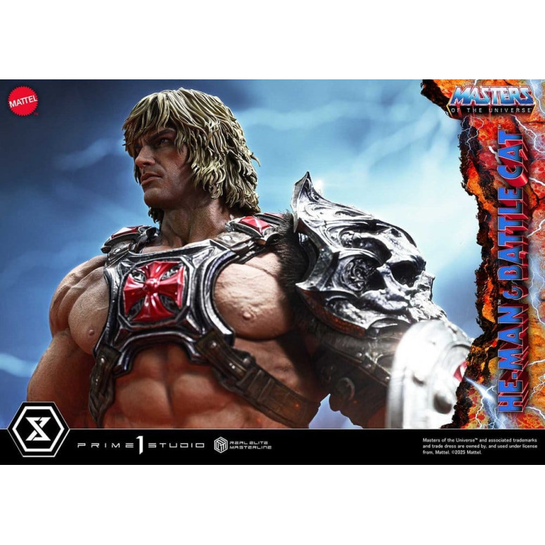 Prime 1 Studio - Masters of the Universe - He-Man & Battle Cat - Real Elite Masterline Series 1/4