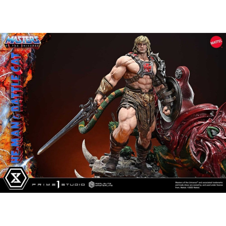 Prime 1 Studio - Masters of the Universe - He-Man & Battle Cat - Real Elite Masterline Series 1/4