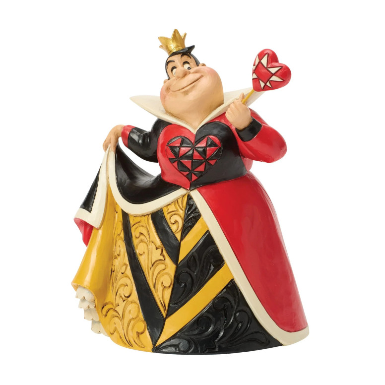 Enesco Disney Haute Couture - Reine de Coeurs - Regina di cuori - Alice nel Paese delle Meraviglie Figurina