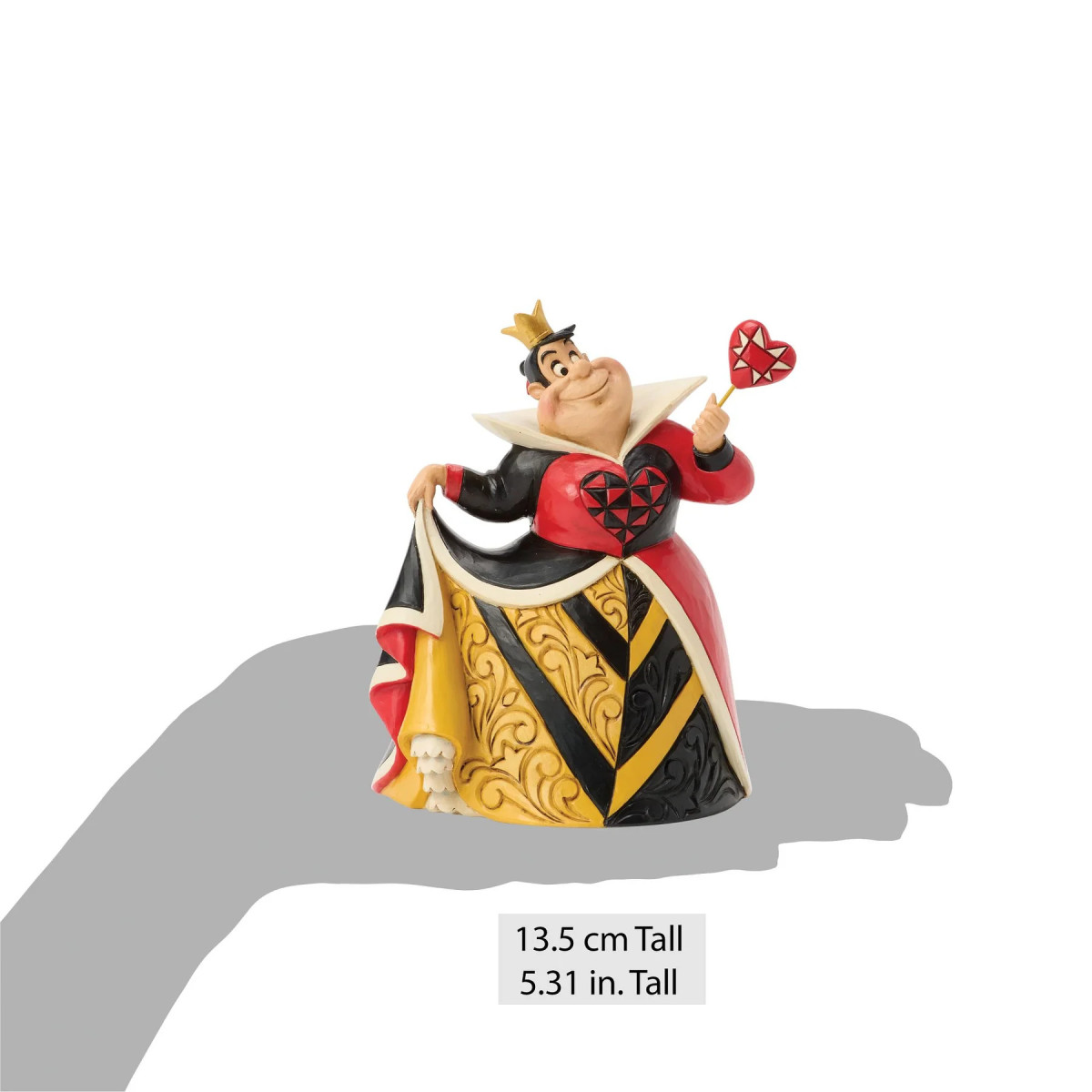 Enesco Disney Haute Couture - Reine de Coeurs - Regina di cuori - Alice nel Paese delle Meraviglie Figurina