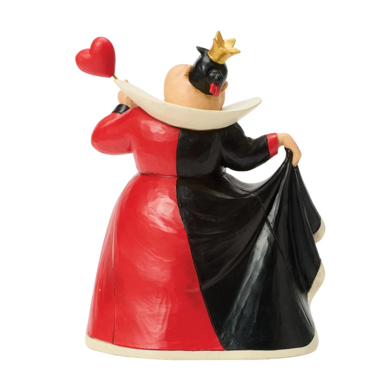 Enesco Disney Haute Couture - Reine de Coeurs - Regina di cuori - Alice nel Paese delle Meraviglie Figurina