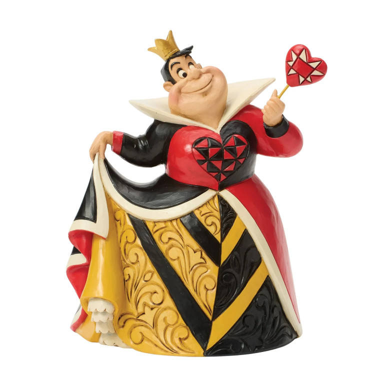 Enesco Disney Haute Couture - Reine de Coeurs - Regina di cuori - Alice nel Paese delle Meraviglie Figurina