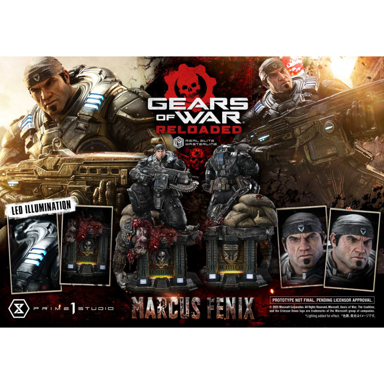 Prime 1 Studio - Gears of War Reloaded - Marcus Fenix - Real Elite Masterline Series 1/3