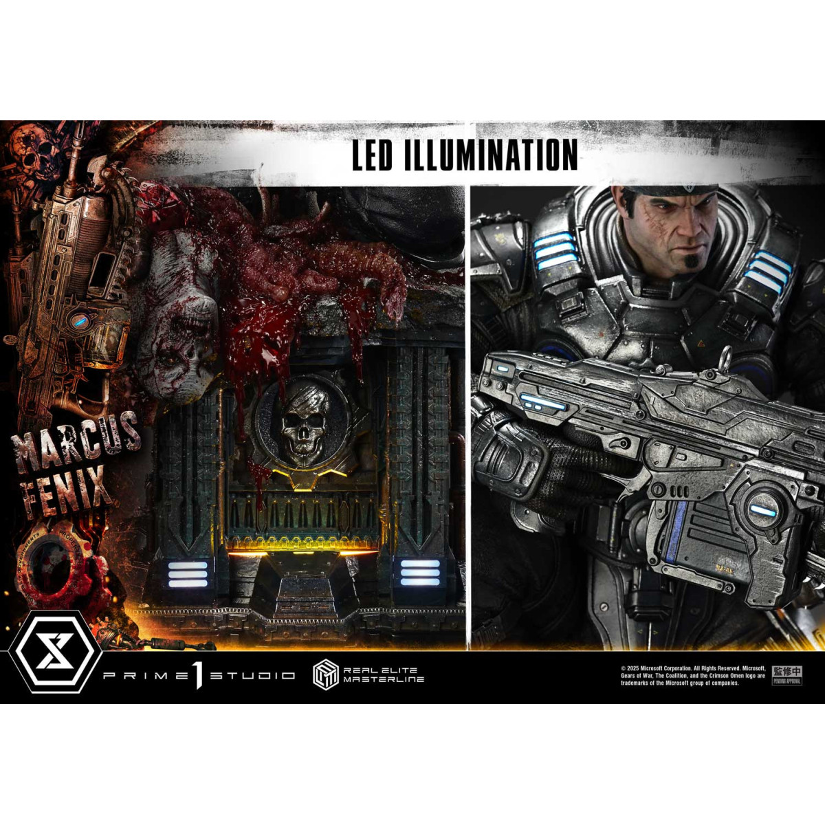 Prime 1 Studio - Gears of War Reloaded - Marcus Fenix - Real Elite Masterline Series 1/3