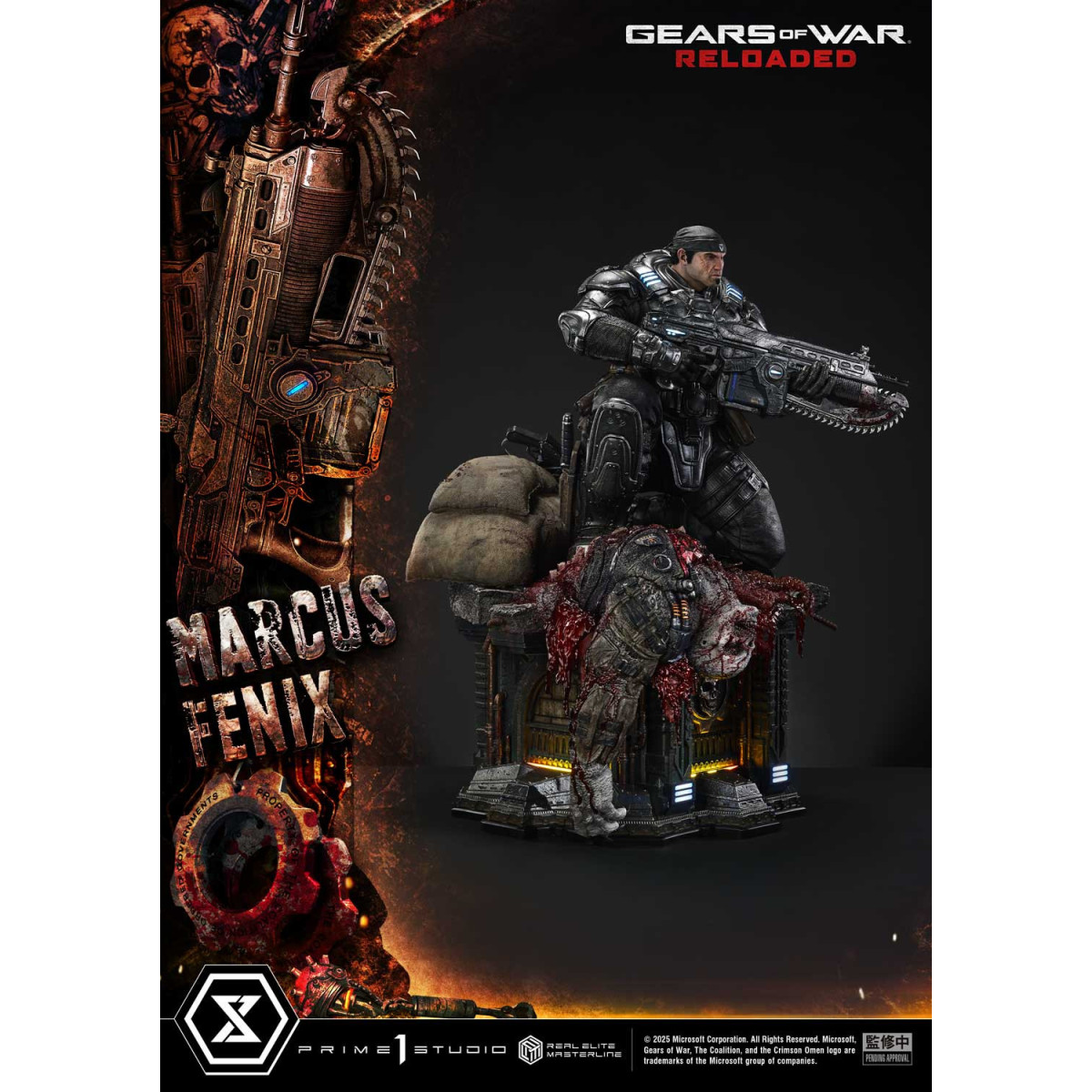 Prime 1 Studio - Gears of War Reloaded - Marcus Fenix - Real Elite Masterline Series 1/3