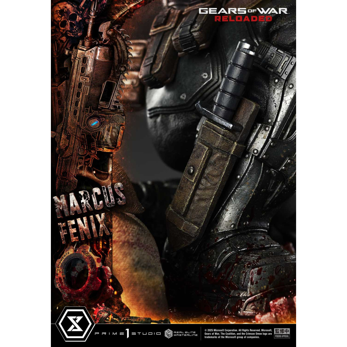 Prime 1 Studio - Gears of War Reloaded - Marcus Fenix - Real Elite Masterline Series 1/3