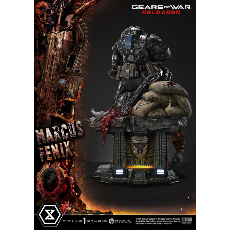 Prime 1 Studio - Gears of War Reloaded - Marcus Fenix Ultimate Bonus Version - Real Elite Masterline Series 1/3
