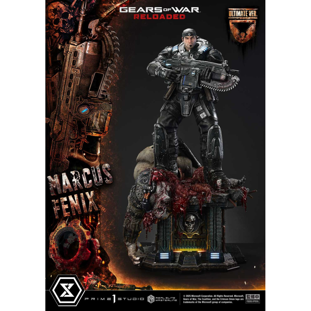 Prime 1 Studio - Gears of War Reloaded - Marcus Fenix Ultimate Bonus Version - Real Elite Masterline Series 1/3