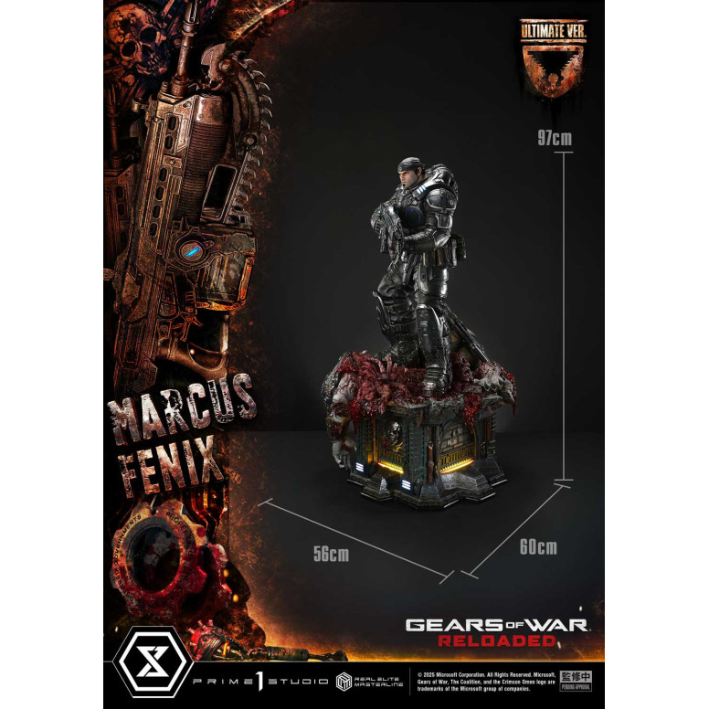 Prime 1 Studio - Gears of War Reloaded - Marcus Fenix Ultimate Bonus Version - Real Elite Masterline Series 1/3