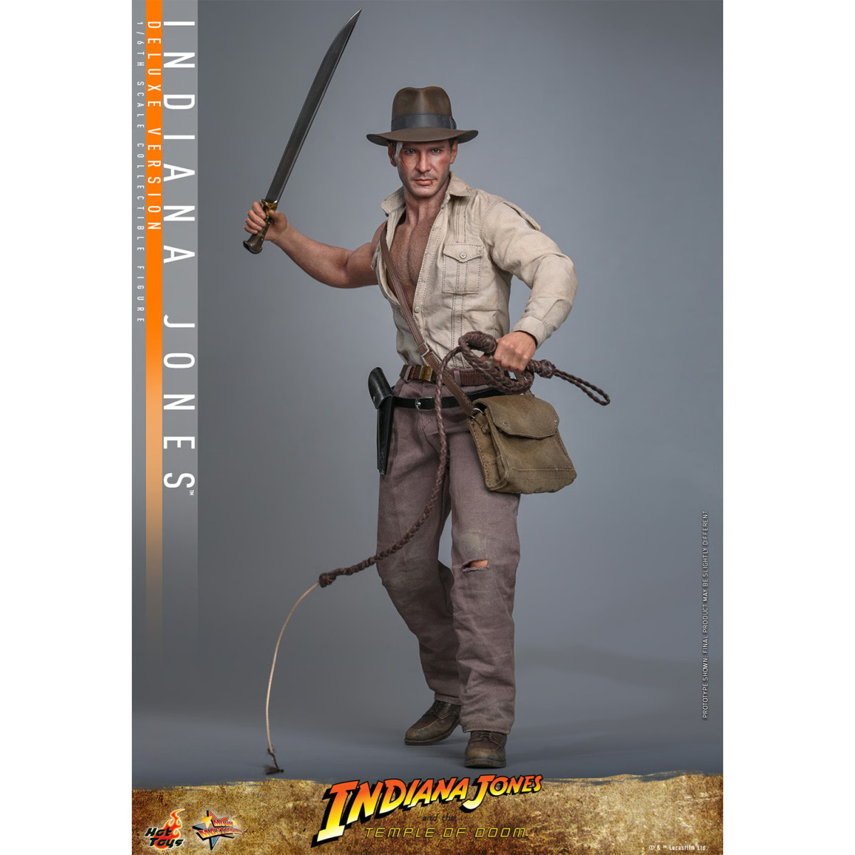 Hot Toys - Indiana Jones e il Tempio di Doom - Indiana Jones Versione Deluxe MMS 1/6