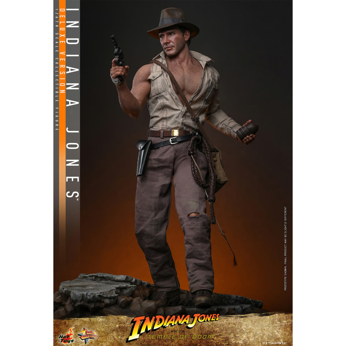 Hot Toys - Indiana Jones e il Tempio di Doom - Indiana Jones Versione Deluxe MMS 1/6