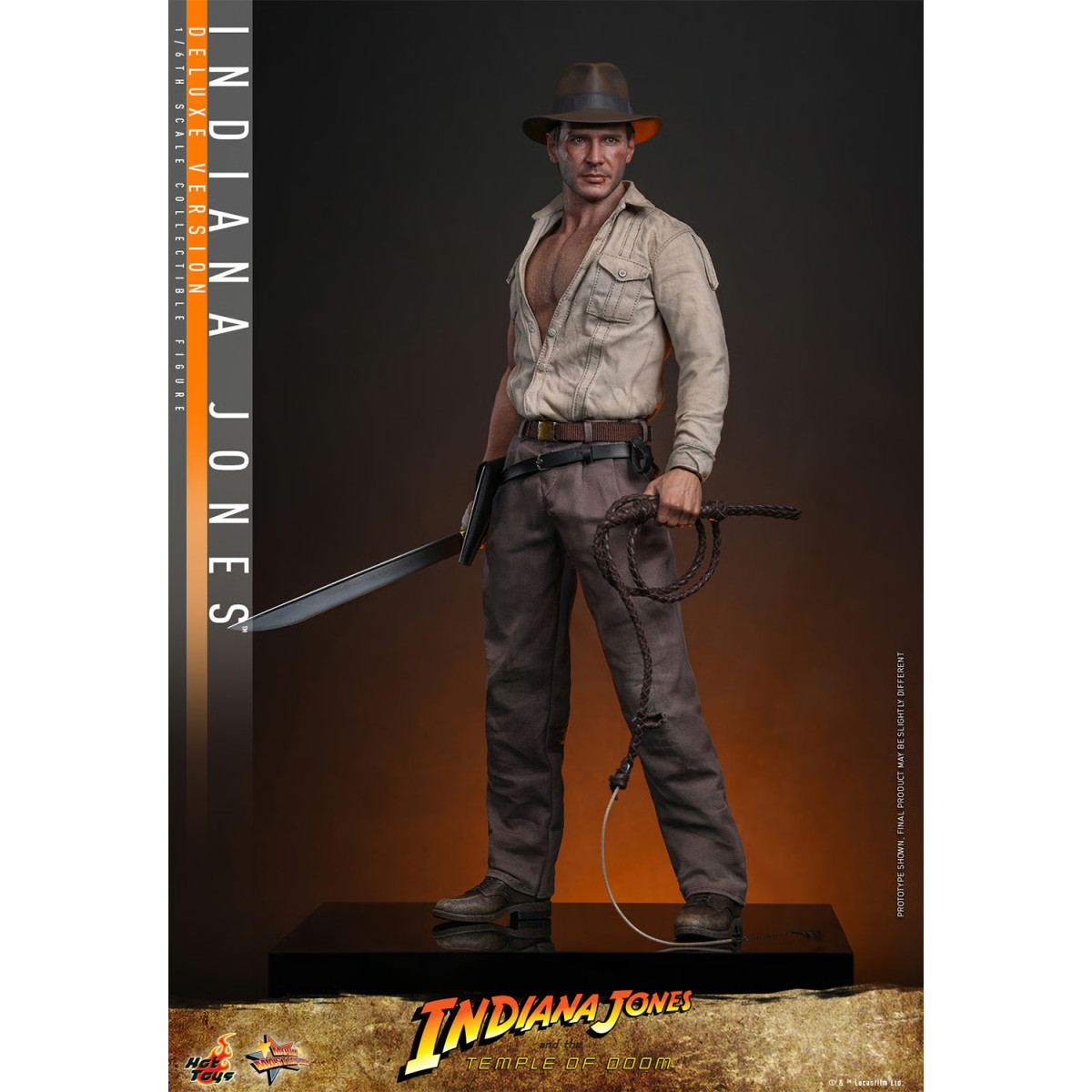 Hot Toys - Indiana Jones e il Tempio di Doom - Indiana Jones Versione Deluxe MMS 1/6