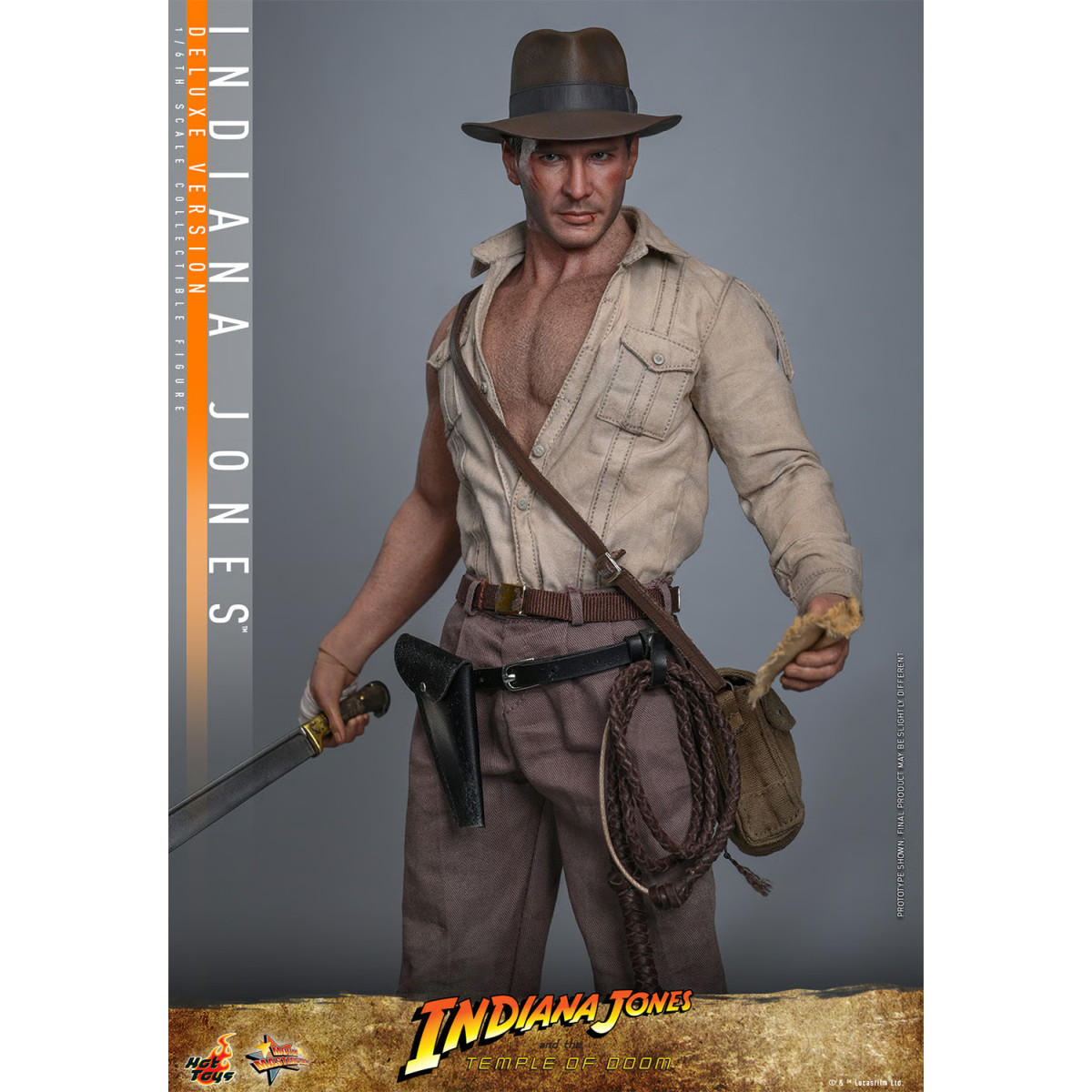 Hot Toys - Indiana Jones e il Tempio di Doom - Indiana Jones Versione Deluxe MMS 1/6