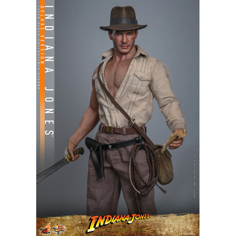 Hot Toys - Indiana Jones e il Tempio di Doom - Indiana Jones Versione Deluxe MMS 1/6
