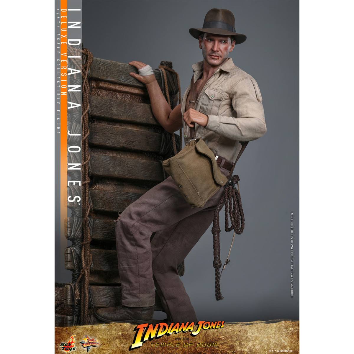 Hot Toys - Indiana Jones e il Tempio di Doom - Indiana Jones Versione Deluxe MMS 1/6
