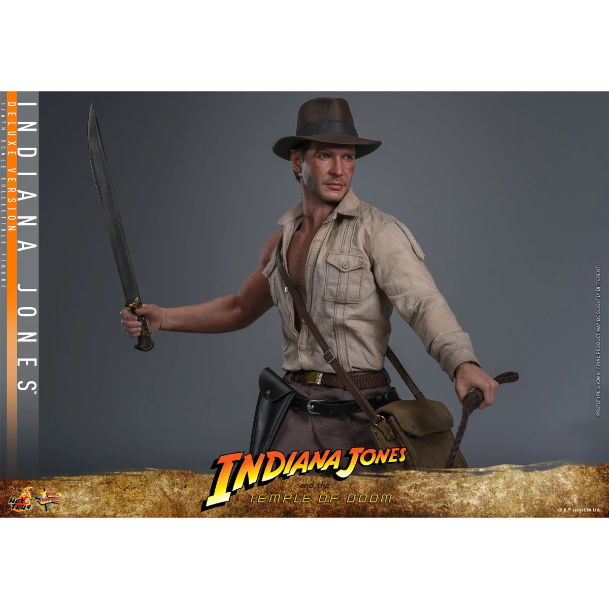 Hot Toys - Indiana Jones e il Tempio di Doom - Indiana Jones Versione Deluxe MMS 1/6