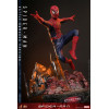 Hot Toys Marvel - Spider-Man (Versione danneggiata dalla battaglia) - Spider-Man (2002) Movie Masterpiece 1/6