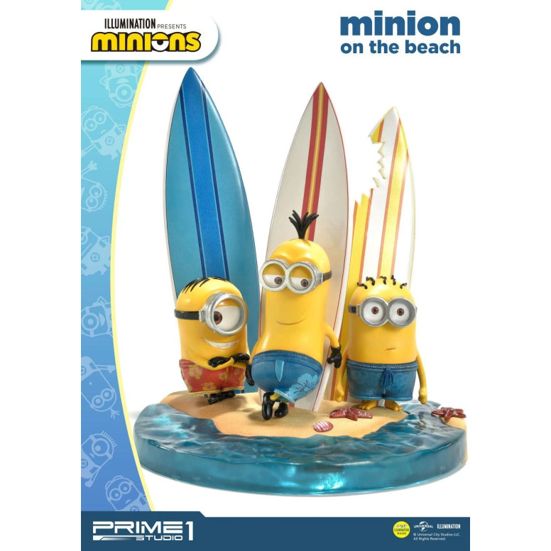 Prime 1 Studio - PCFMINI-01: Minion sulla spiaggia - Despicable Me - Minions