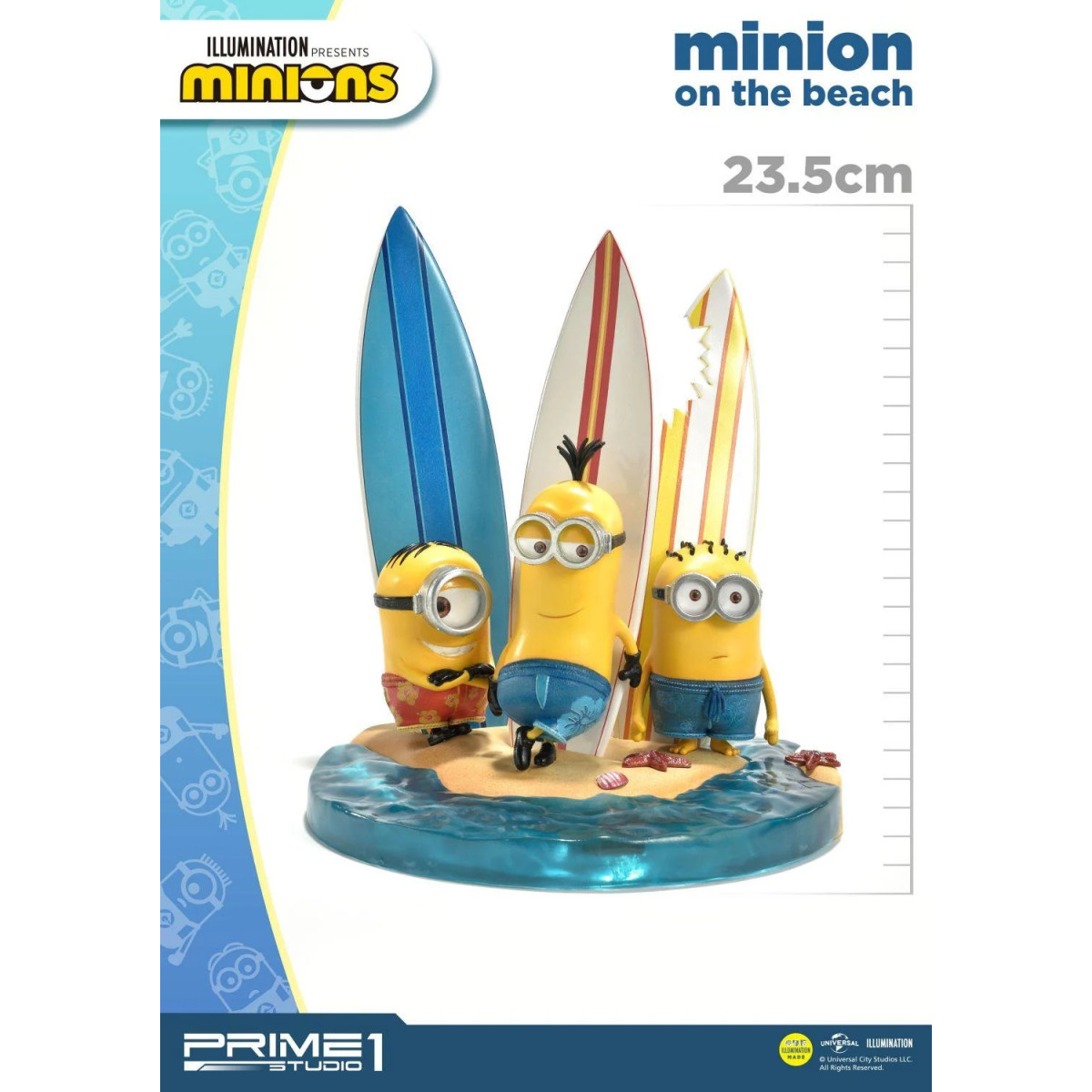 Prime 1 Studio - PCFMINI-01: Minion sulla spiaggia - Despicable Me - Minions