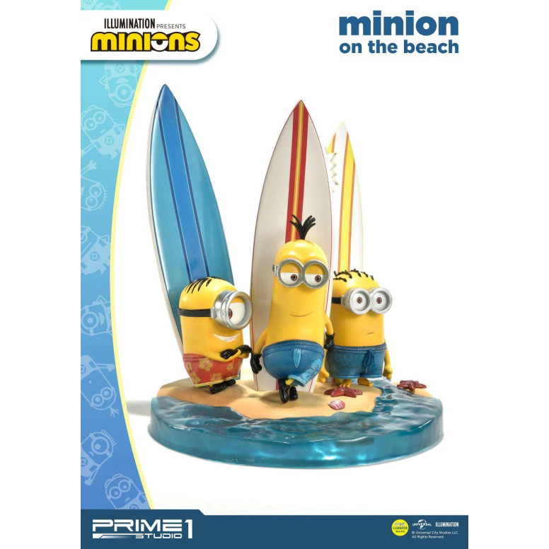 Prime 1 Studio - PCFMINI-01: Minion sulla spiaggia - Despicable Me - Minions