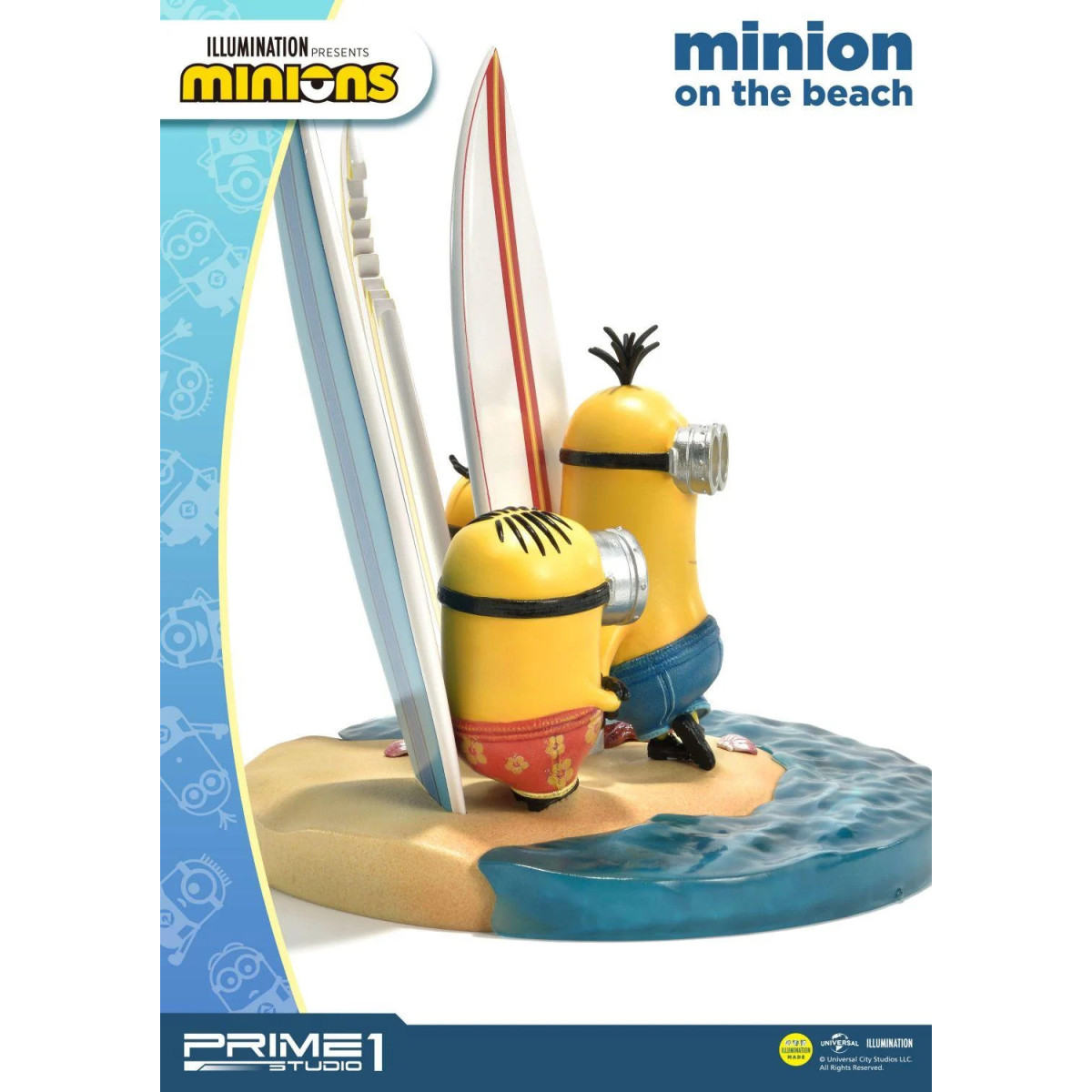 Prime 1 Studio - PCFMINI-01: Minion sulla spiaggia - Despicable Me - Minions