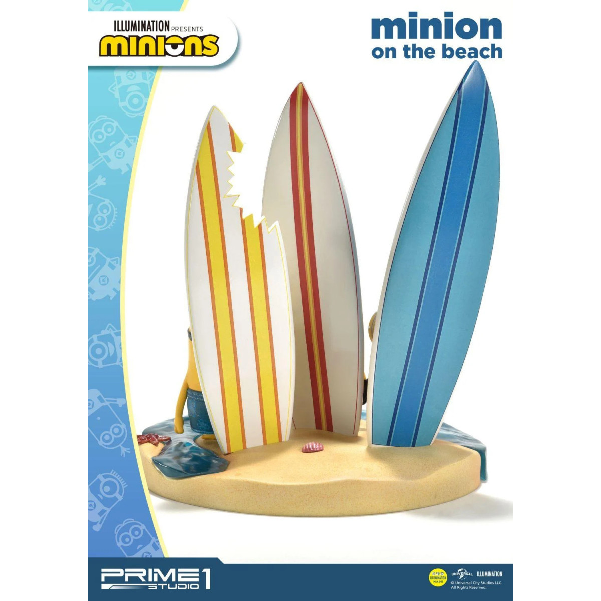 Prime 1 Studio - PCFMINI-01: Minion sulla spiaggia - Despicable Me - Minions