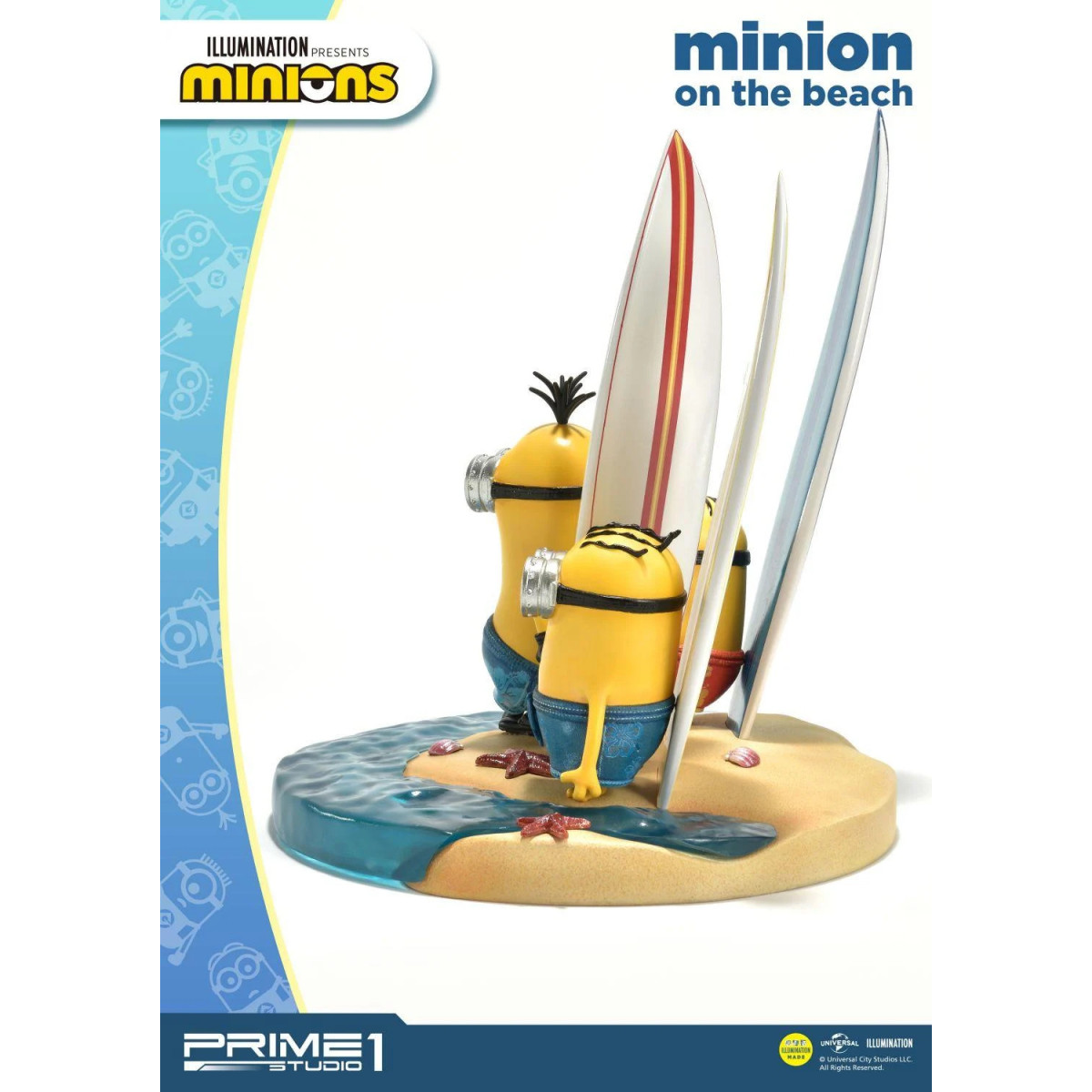 Prime 1 Studio - PCFMINI-01: Minion sulla spiaggia - Despicable Me - Minions