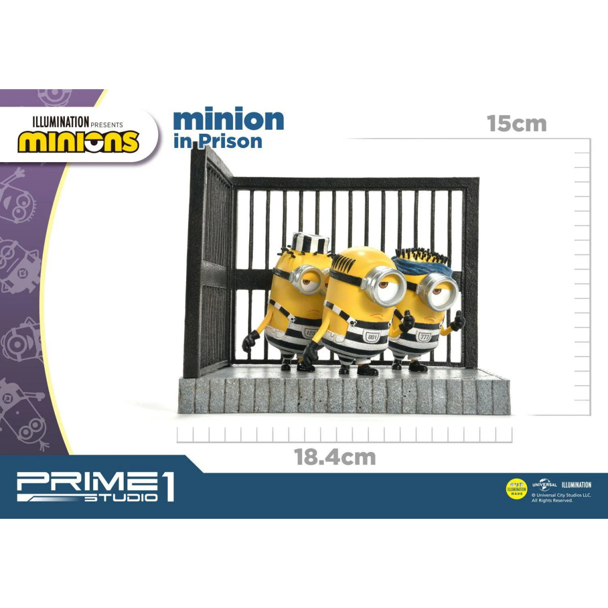 Prime 1 Studio - PCFMINI-05: Minion in prigione - Despicable Me - Minions