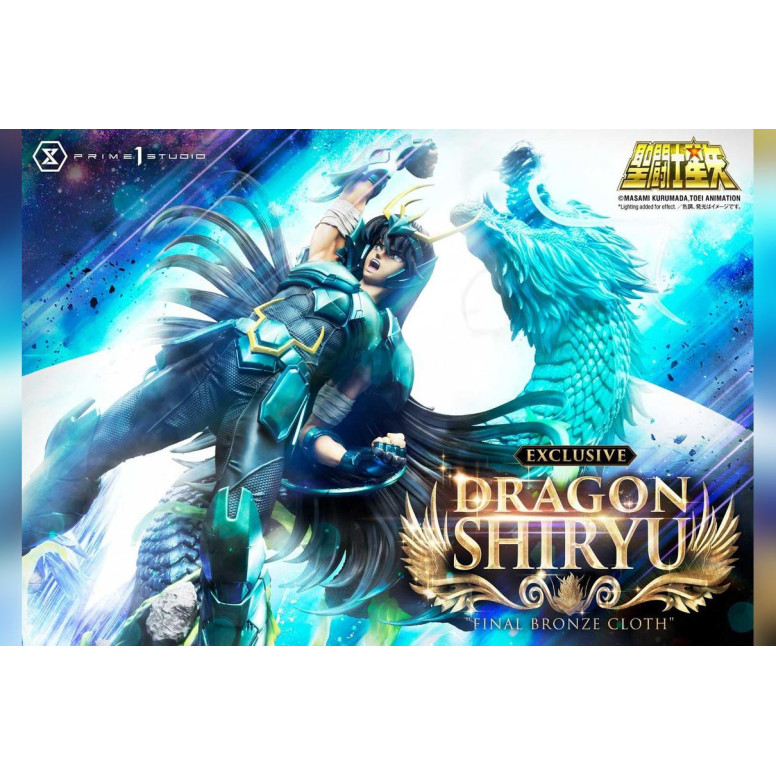 Prime 1 Studio - Dragon Shiryu "Panno di bronzo finale" Versione Ex - Saint Seiya