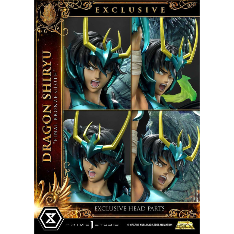 Prime 1 Studio - Dragon Shiryu "Panno di bronzo finale" Versione Ex - Saint Seiya