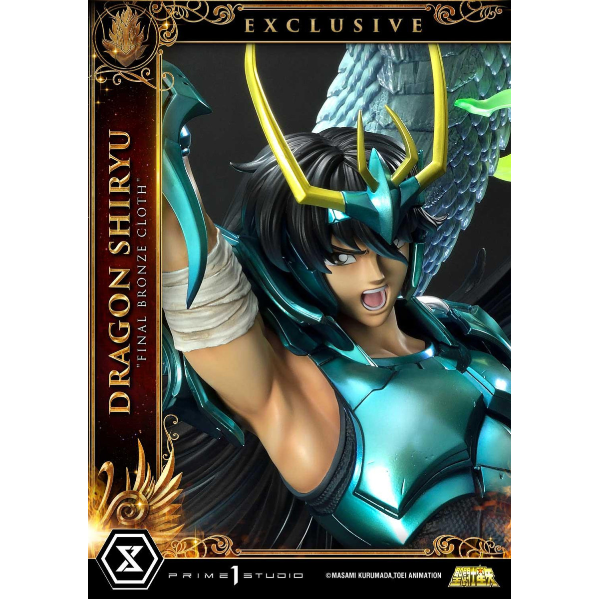 Prime 1 Studio - Dragon Shiryu "Panno di bronzo finale" Versione Ex - Saint Seiya