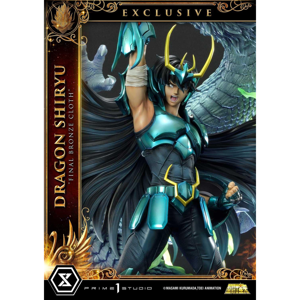 Prime 1 Studio - Dragon Shiryu "Panno di bronzo finale" Versione Ex - Saint Seiya