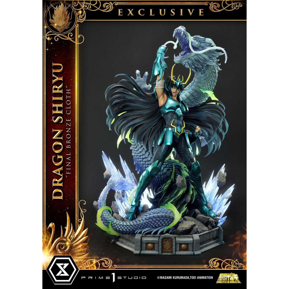 Prime 1 Studio - Dragon Shiryu "Panno di bronzo finale" Versione Ex - Saint Seiya