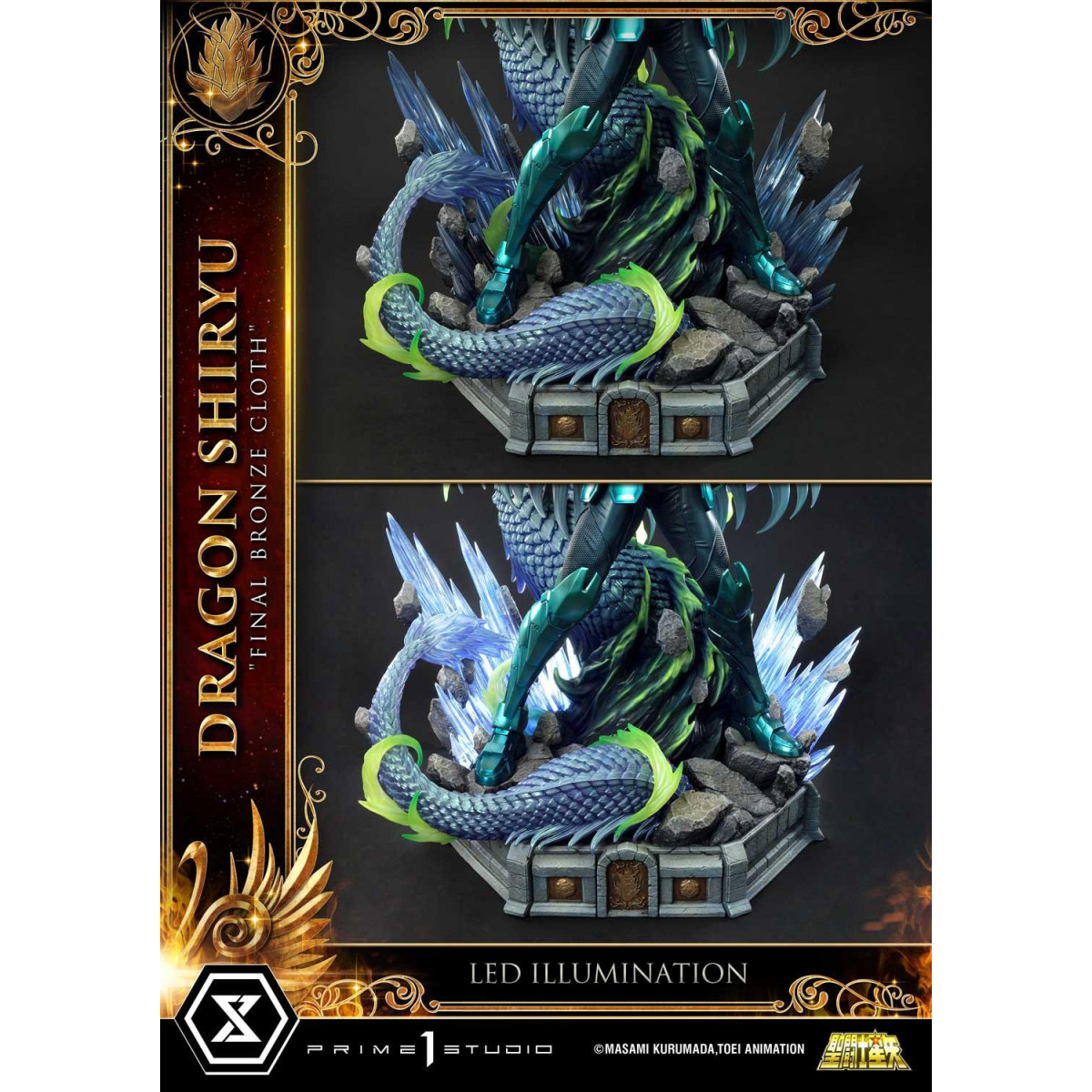 Prime 1 Studio - Dragon Shiryu "Panno di bronzo finale" Versione Ex - Saint Seiya