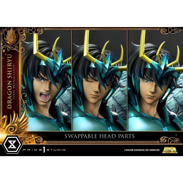 Prime 1 Studio - Dragon Shiryu "Panno di bronzo finale" Versione Ex - Saint Seiya