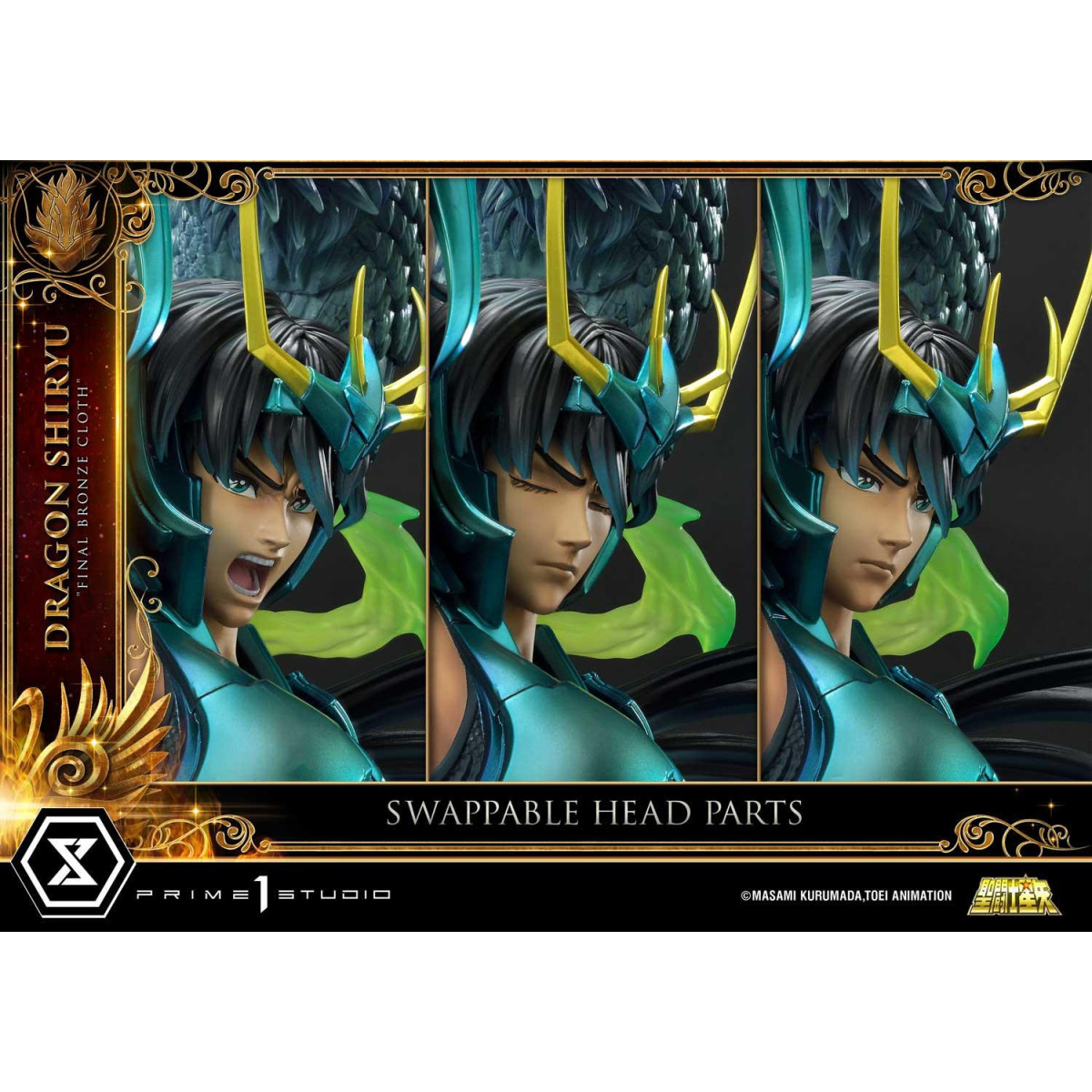 Prime 1 Studio - Dragon Shiryu "Panno di bronzo finale" Versione Ex - Saint Seiya
