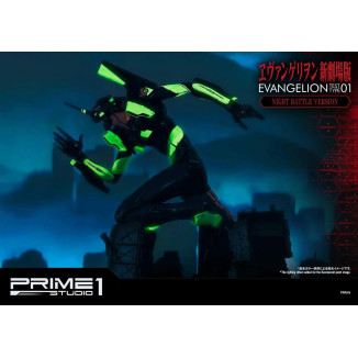 Prime 1 Studio Neon Genesis Neon Genesis Evangelion: EVA Test Type-01 Night Battle Version Ultimate Diorama serie Masterline