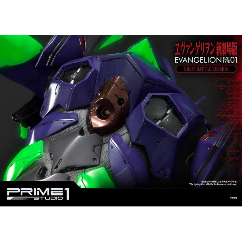 Prime 1 Studio Neon Genesis Neon Genesis Evangelion: EVA Test Type-01 Night Battle Version Ultimate Diorama serie Masterline