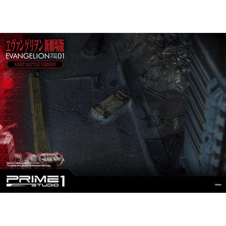 Prime 1 Studio Neon Genesis Neon Genesis Evangelion: EVA Test Type-01 Night Battle Version Ultimate Diorama serie Masterline