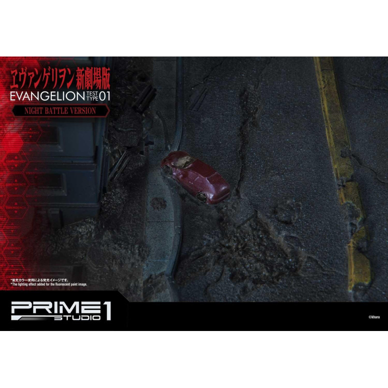 Prime 1 Studio Neon Genesis Neon Genesis Evangelion: EVA Test Type-01 Night Battle Version Ultimate Diorama serie Masterline