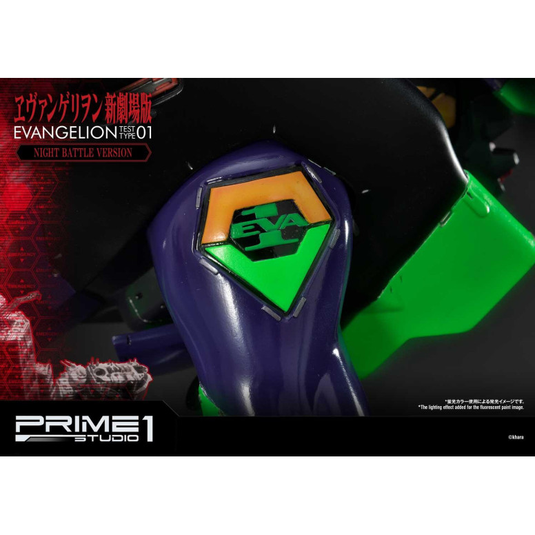 Prime 1 Studio Neon Genesis Neon Genesis Evangelion: EVA Test Type-01 Night Battle Version Ultimate Diorama serie Masterline