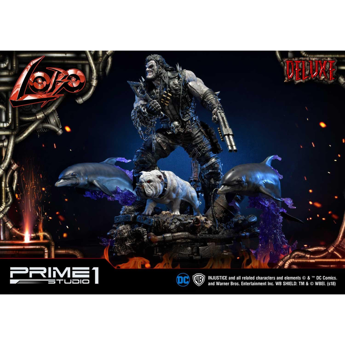 Prime One Studio - LOBO Deluxe Version - Injustice: Gods Among Us Ultimate Museum Masterline Series 1/3