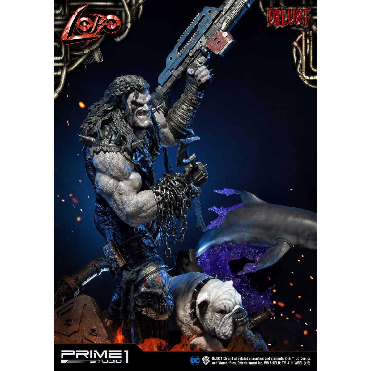 Prime One Studio - LOBO Deluxe Version - Injustice: Gods Among Us Ultimate Museum Masterline Series 1/3